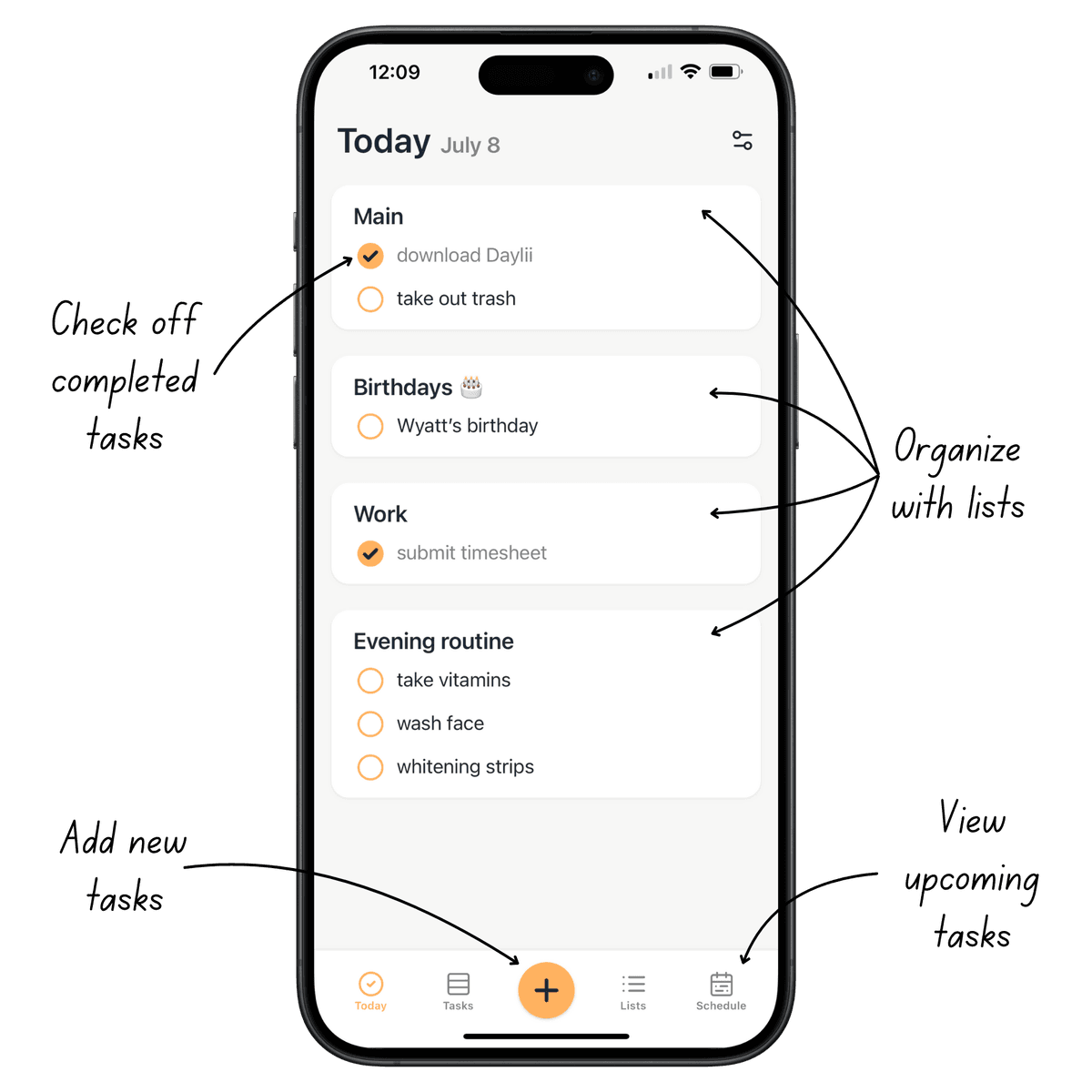 Daylii App Screenshot