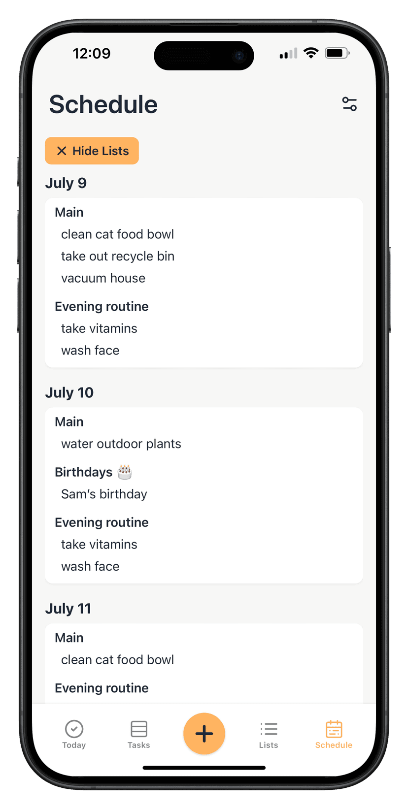 Daylii App Screenshot